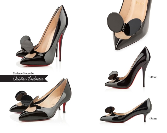 CHRISTIAN LOUBOUTIN Madame Mouse Patent Leather Pumps